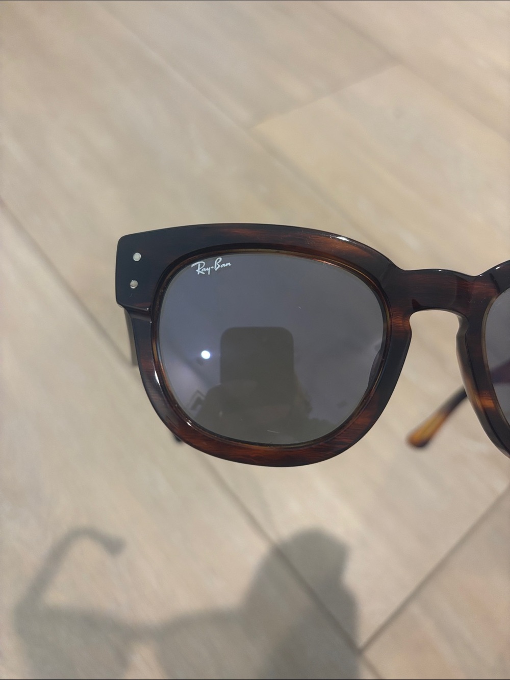 Ray-Ban Women’s Tortoiseshell Frame Sunglasses - Brown Frames, Dark Lenses
